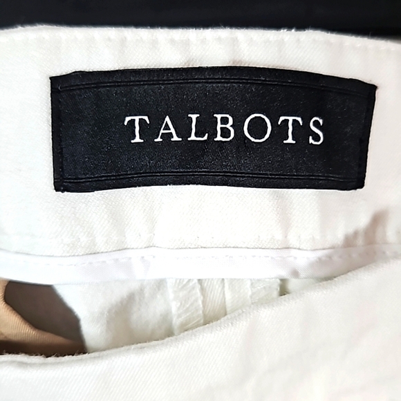 Talbots White Chatham Crop Capris Size 16 - Picture 4 of 8